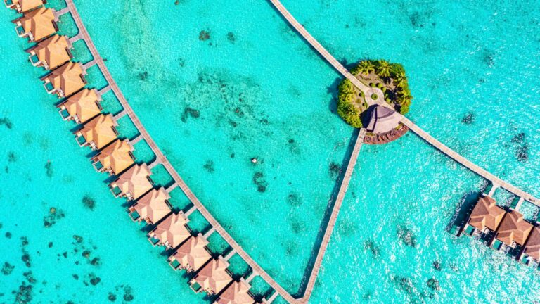 The Ayada Maldives luxury resort, on Maguhdhuvaa Island in the Gaafu Dhaalu Atoll.