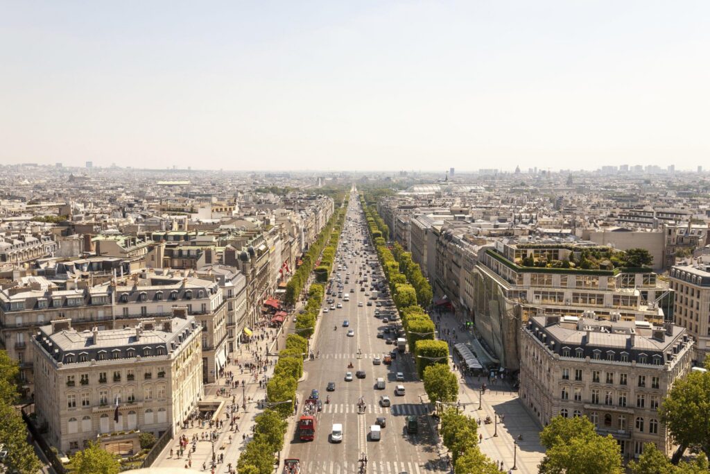 Champs Elysees is the most famous street in Paris.