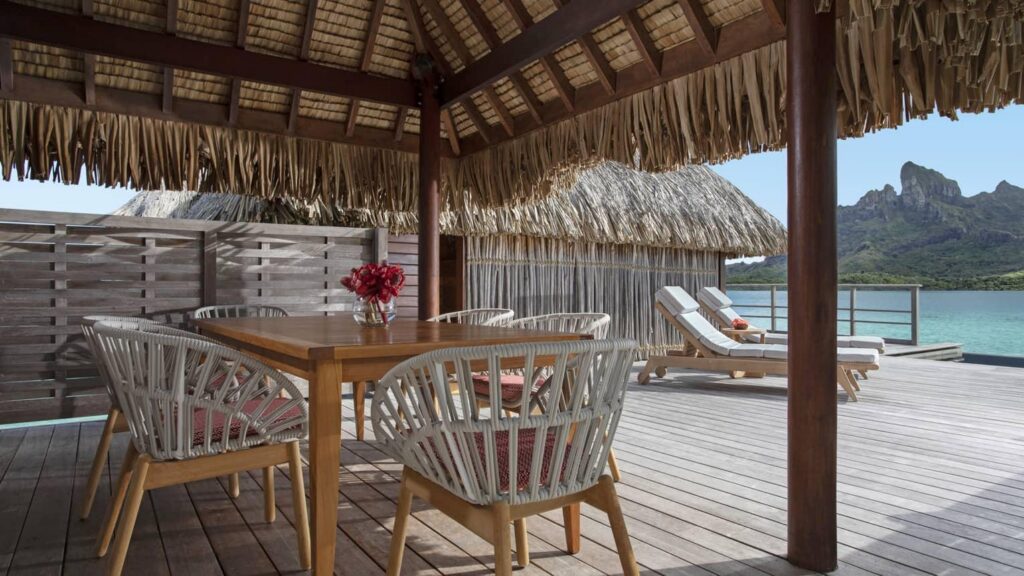 Two-Bedroom Herenui Overwater Bungalow Suite.
