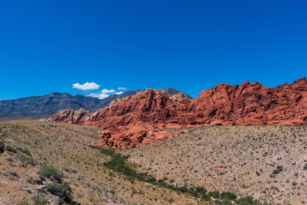 Calico Hills located in the Red Rock Canyon National Conservation Area in Nevada.