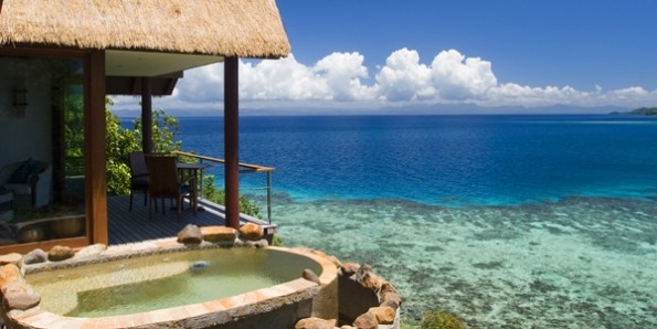 Royal Davui Island Resort in Fiji, a romantic, adults-only destination featuring only 16 villas, each with a private plunge pool.