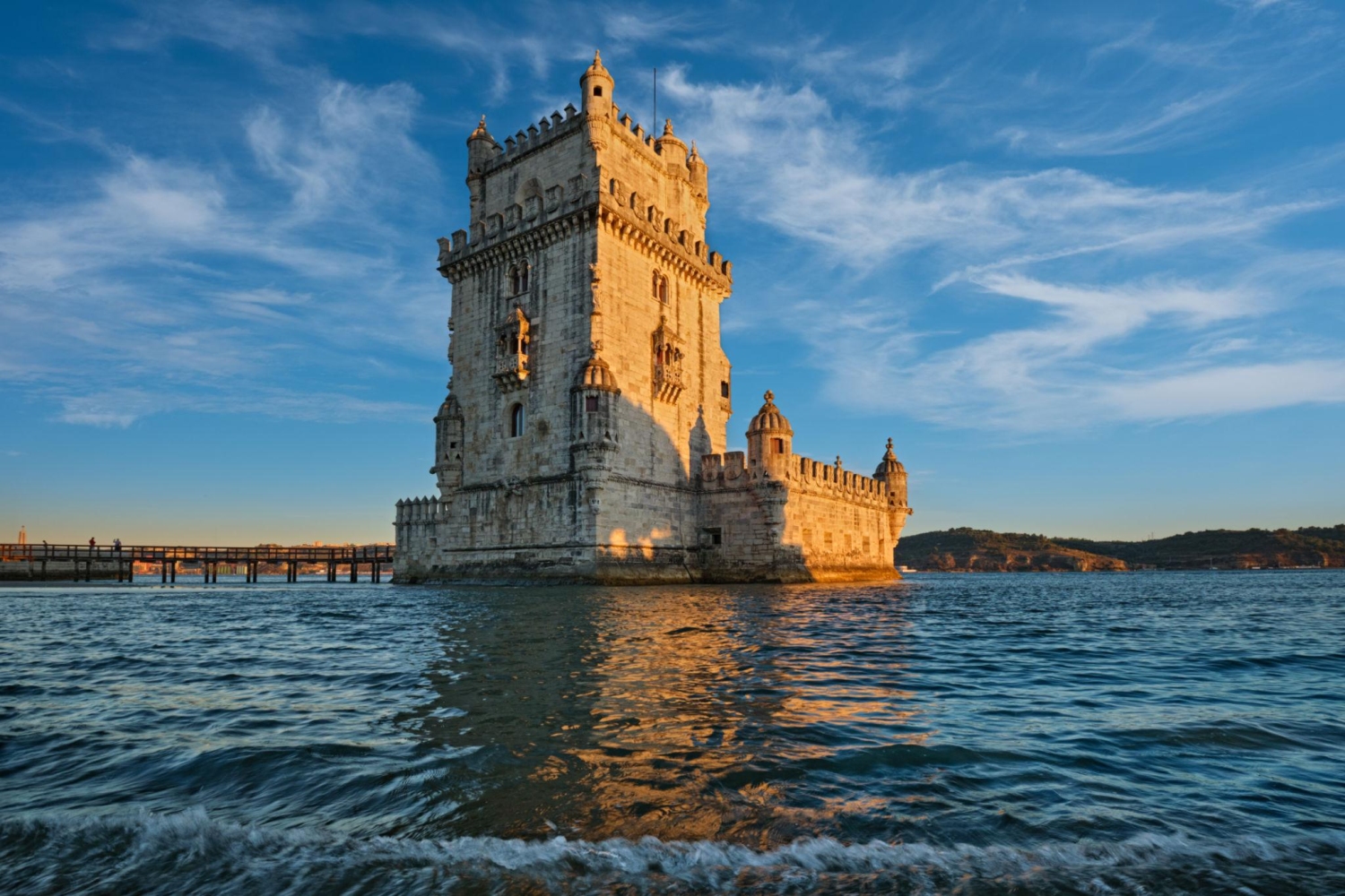 Belem Tower is a 16th-century fortification located in Lisbon, Portugal that served as a ceremonial gateway to the city and a point of embarkation for Portuguese explorers during the Age of Discovery.