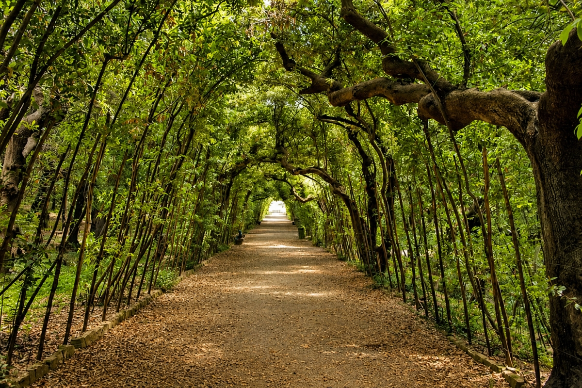 Behind the grand Pitti Palace on the south side of the Arno River, the Boboli Gardens offer one of Florence’s most beautiful and peaceful escapes.
