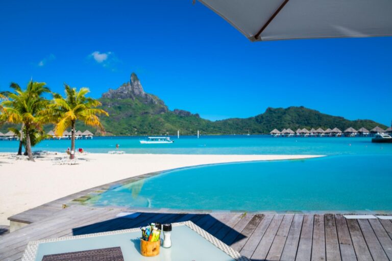 Bora Bora is an iconic volcanic island in French Polynesia, located in the South Pacific northwest of Tahiti.