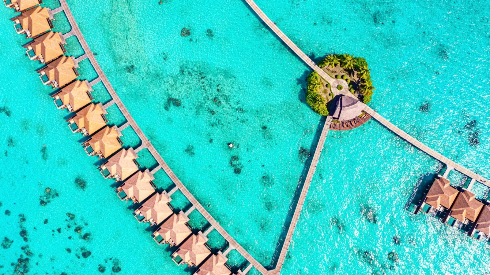 The Ayada Maldives luxury resort, on Maguhdhuvaa Island in the Gaafu Dhaalu Atoll.