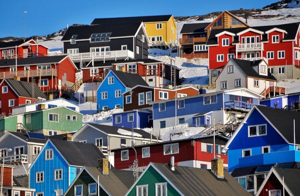 Qaqortoq is the biggest town in South Greenland.