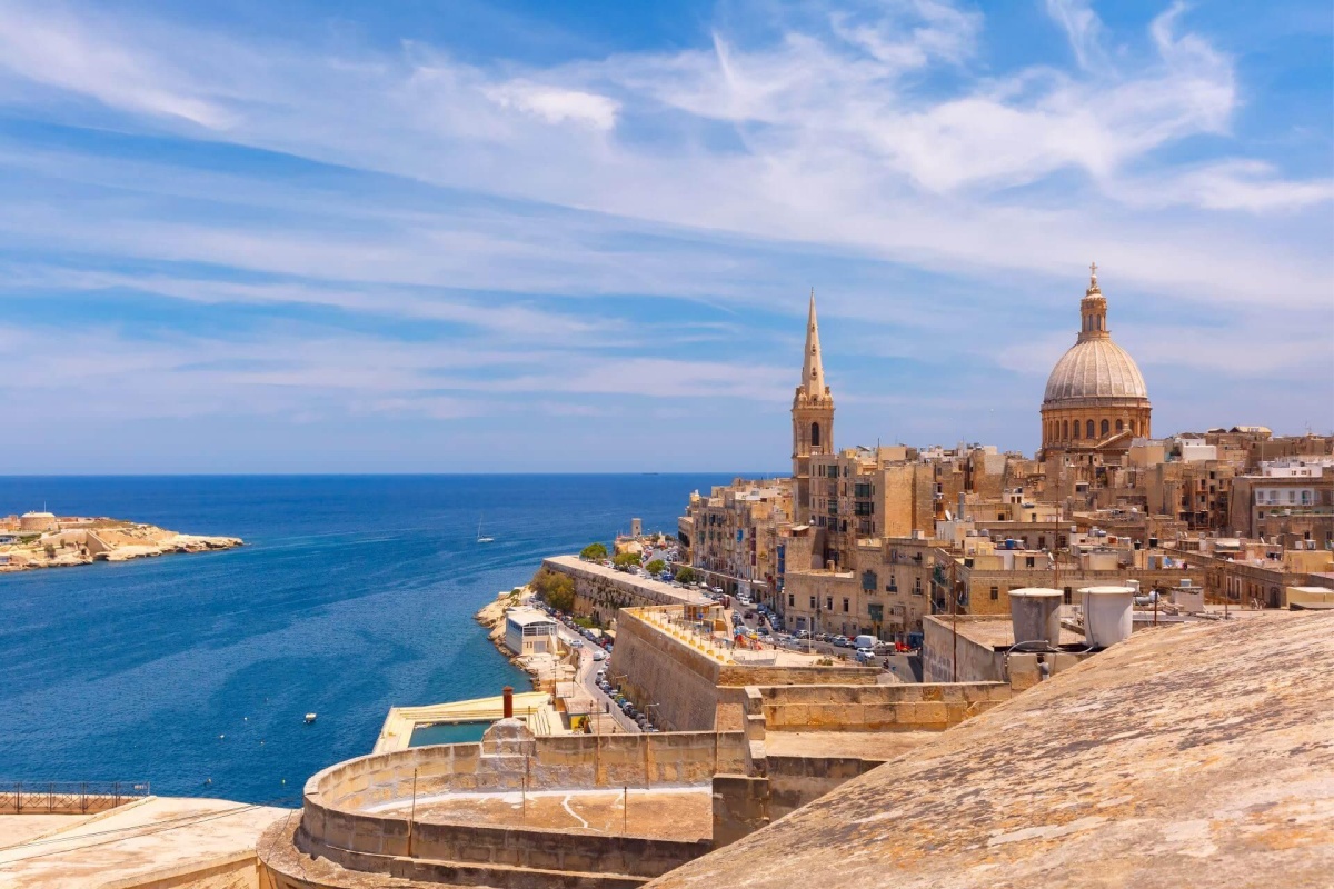 Valletta, Malta is a UNESCO World Heritage site known for its 16th-century architecture and role in World War II.